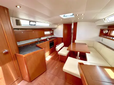 Foxtrot, a Beneteau Oceanis 45 sailboat at Đuraševići, Montenegro