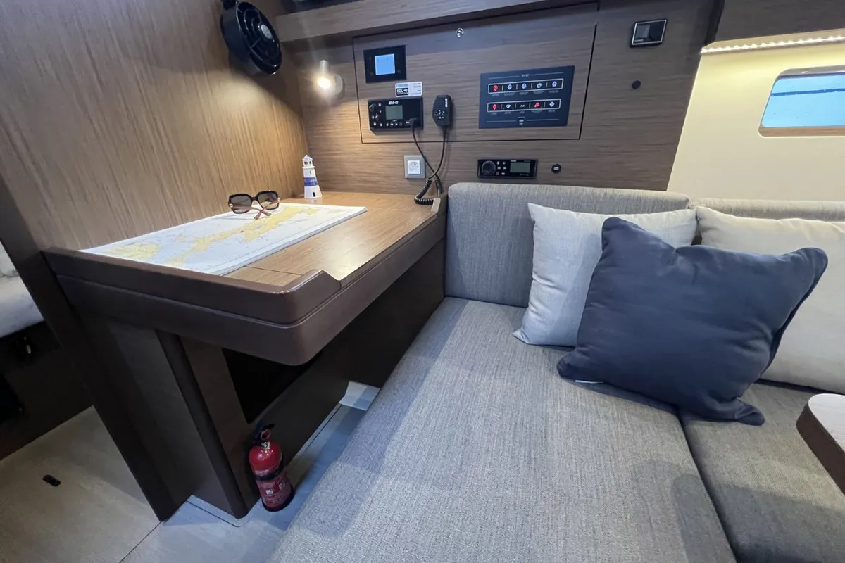 Salon of Christine, a Beneteau Oceanis 40.1 sailboat at Grad Pula, Croatia