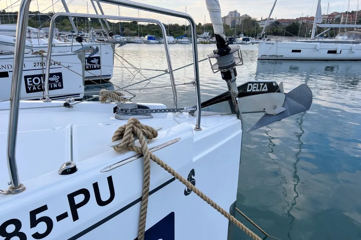 Christine, a Beneteau Oceanis 40.1 sailboat at Grad Pula, Croatia
