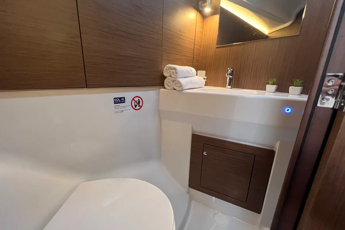 Galley of Christine, a Beneteau Oceanis 40.1 sailboat at Grad Pula, Croatia
