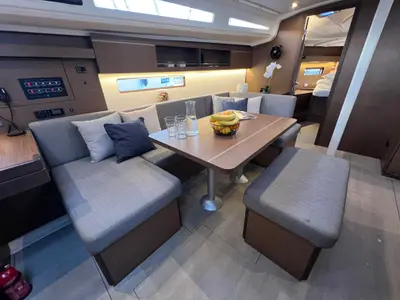 Salon of Christine, a Beneteau Oceanis 40.1 sailboat at Grad Pula, Croatia