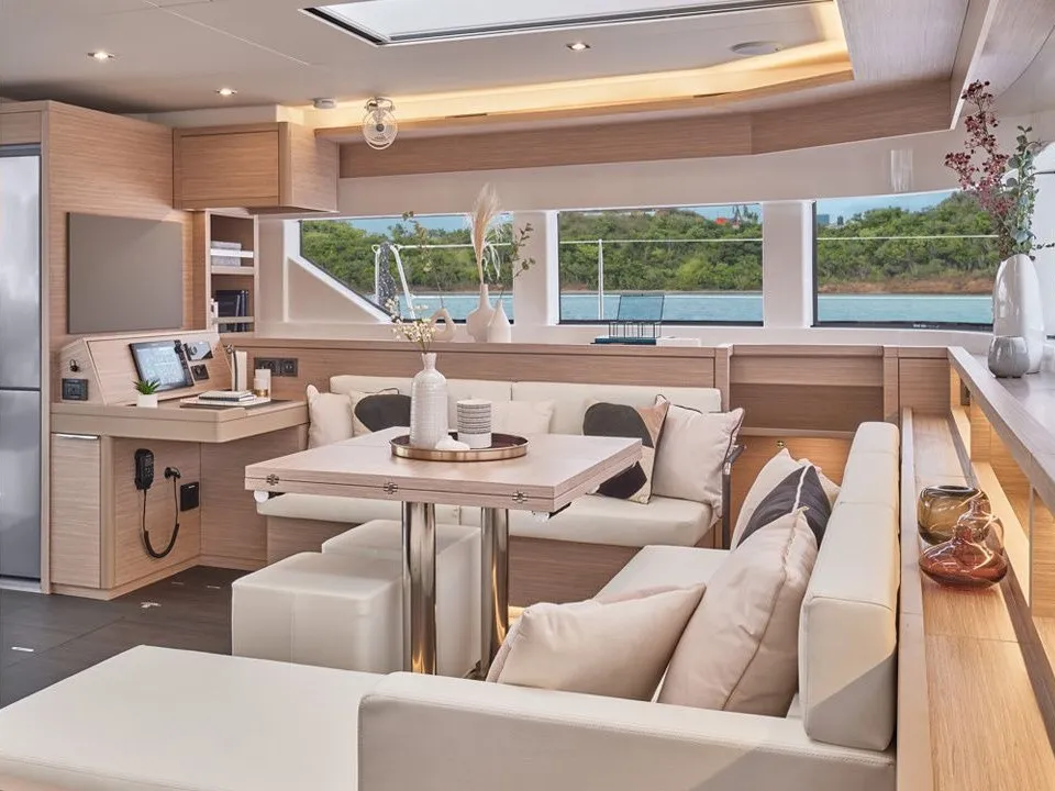 Seas The Day, a Lagoon 55 catamaran at Seget Donji, Croatia