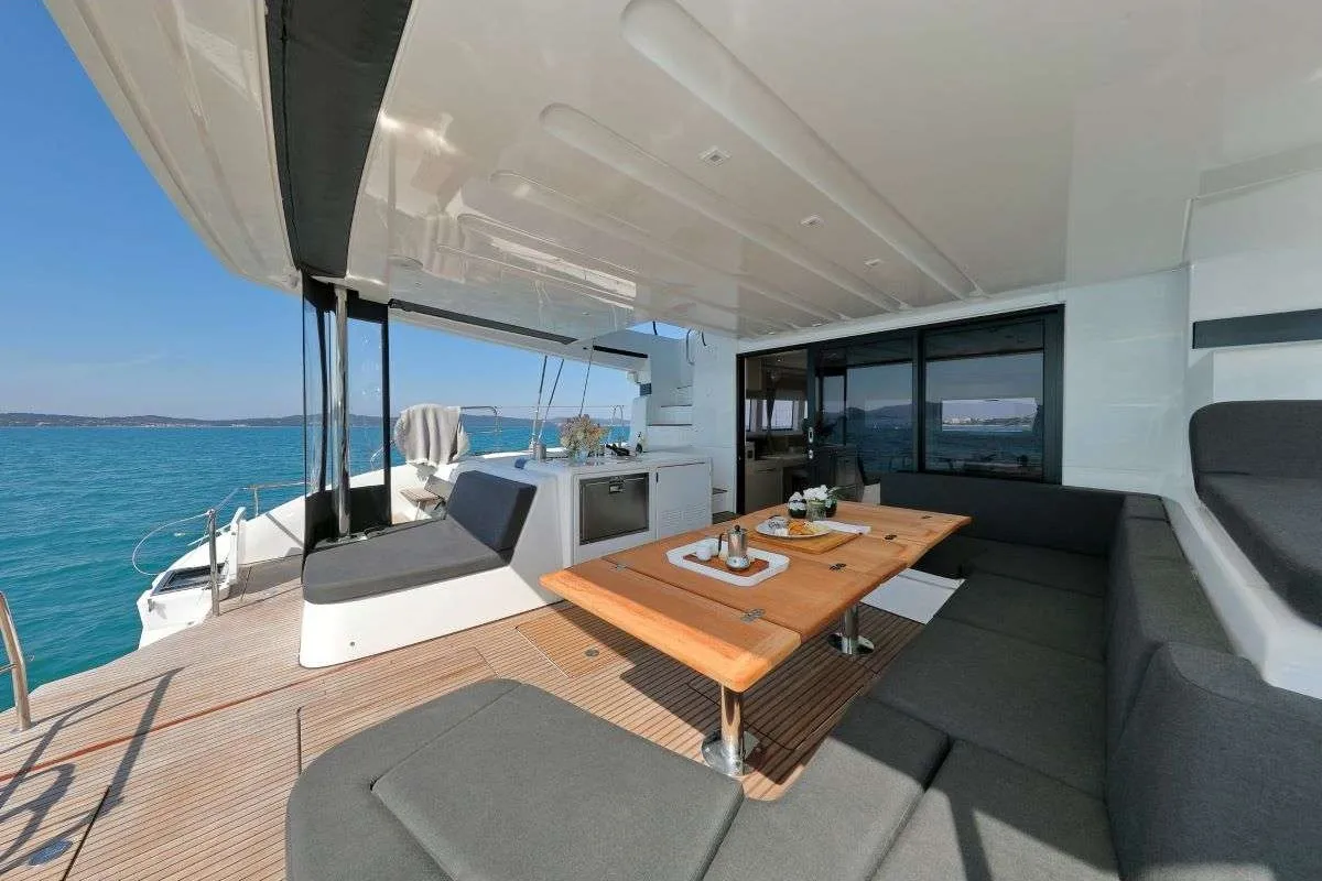 Cabin on Champagne Please, a Lagoon 55 catamaran at Kaštela, Croatia