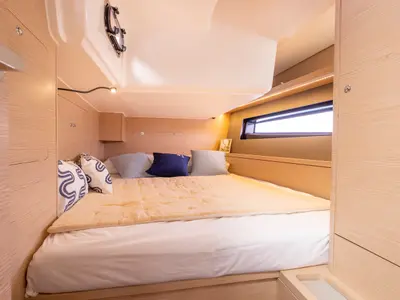 Cabin on Sunsail 41.3 Premium Plus, a Dufour 41 sailboat at Municipal Unit of Lefkada, Greece