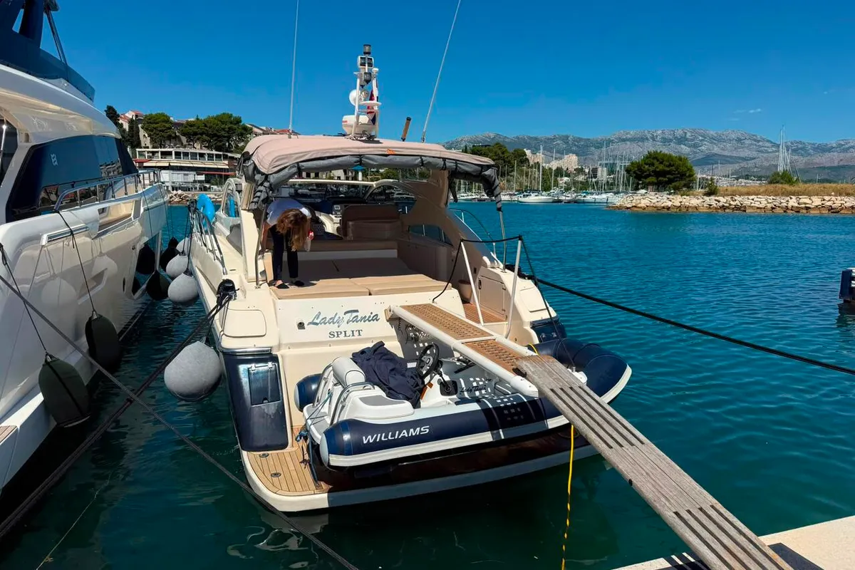 Lady Tania, a Dalla Pieta 48 motor yacht at Split, Croatia