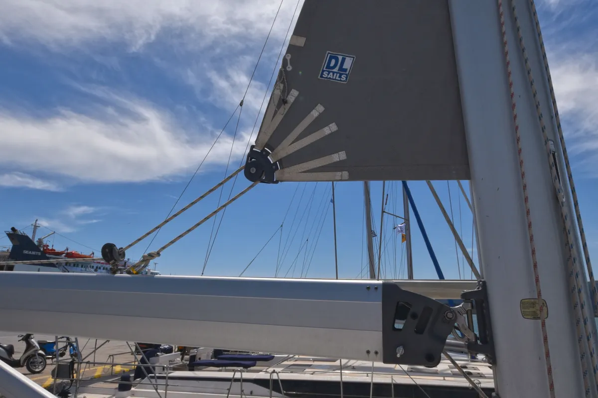 Nouvelle Vague, a Bavaria Cruiser 45 sailboat at Volos, Greece