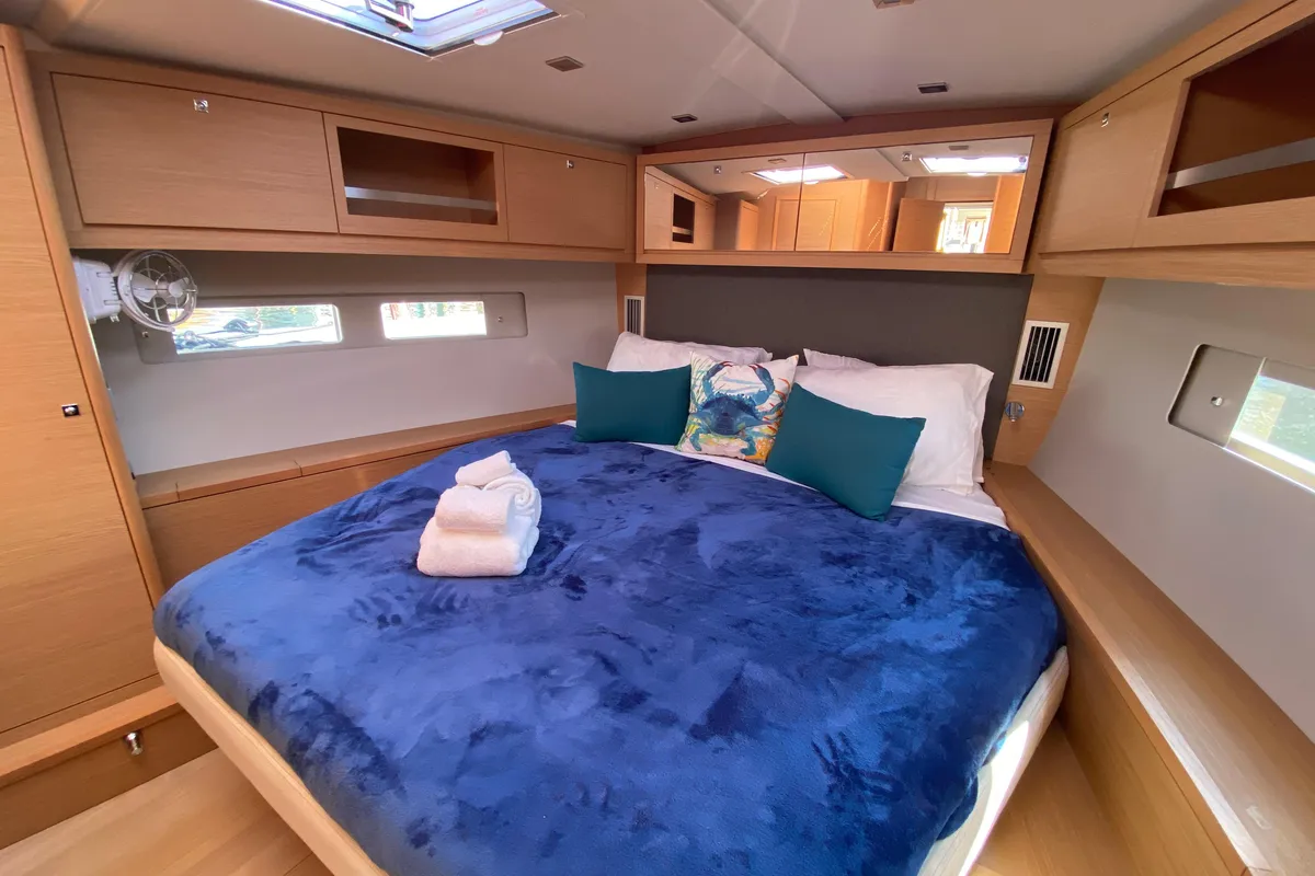 Cabin on Liliana Bella, a Dufour 530 sailboat at Chesapeake, United States