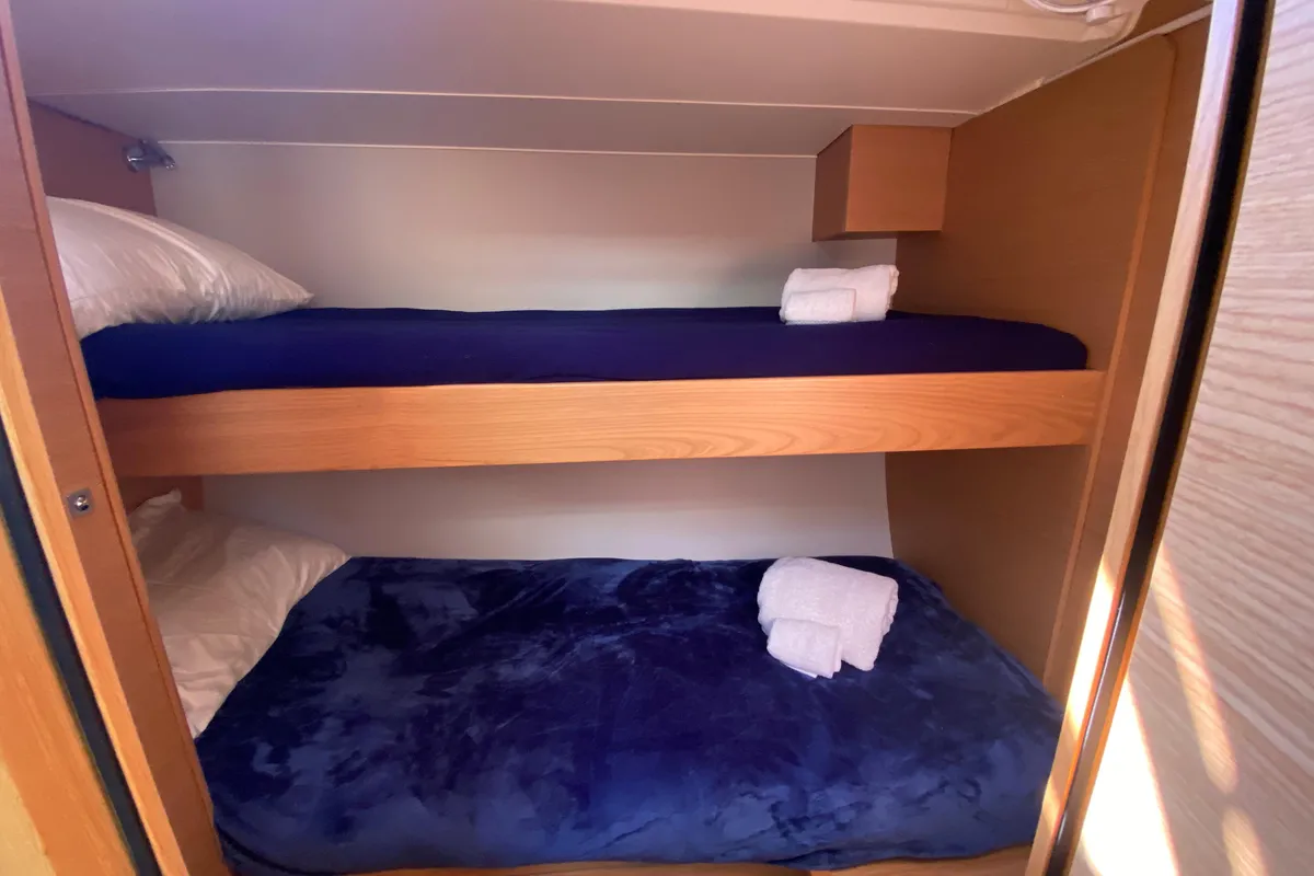 Cabin on Liliana Bella, a Dufour 530 sailboat at Chesapeake, United States