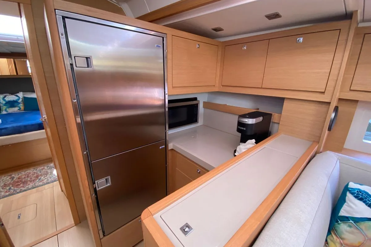 Galley of Liliana Bella, a Dufour 530 sailboat at Chesapeake, United States