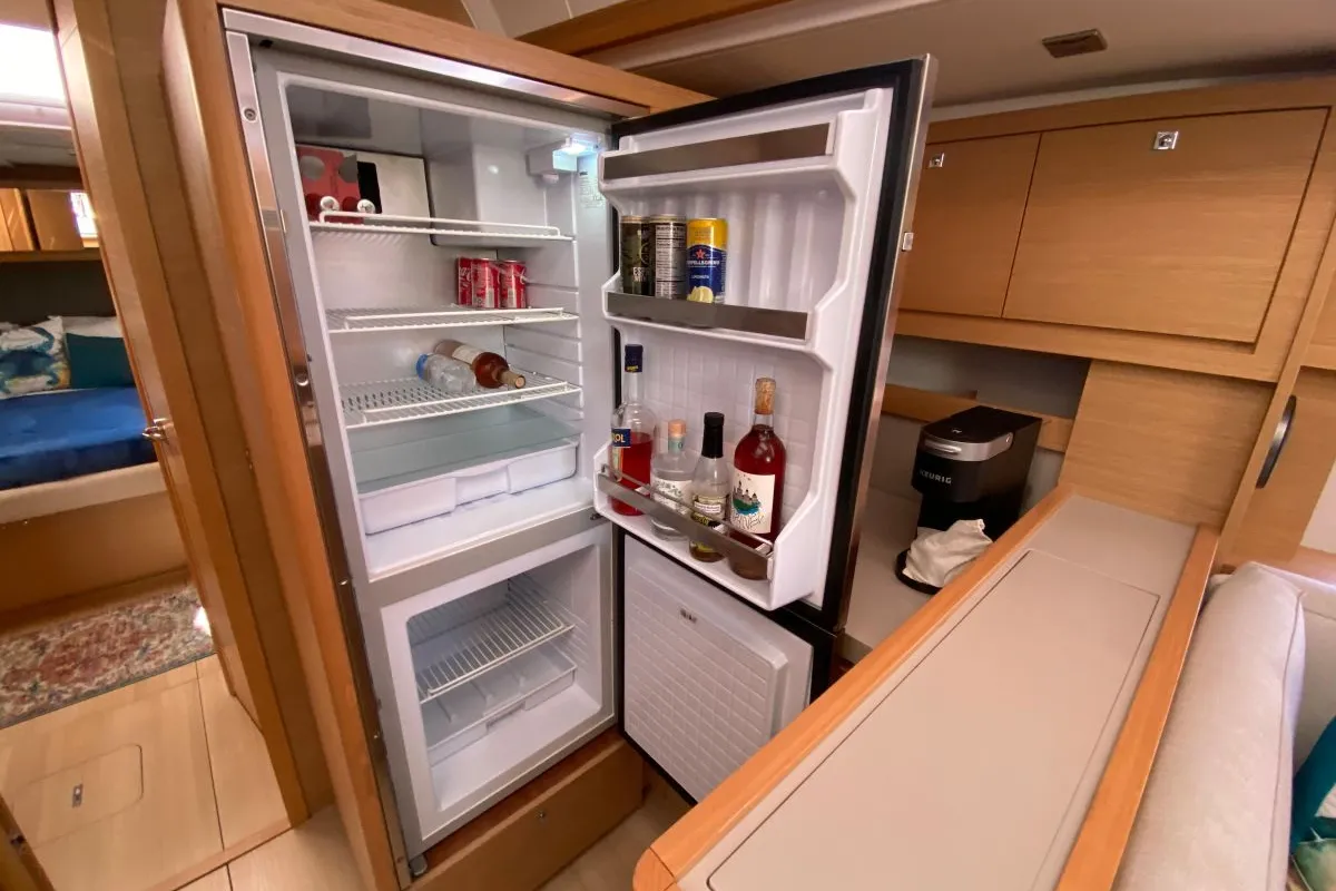 Galley of Liliana Bella, a Dufour 530 sailboat at Chesapeake, United States