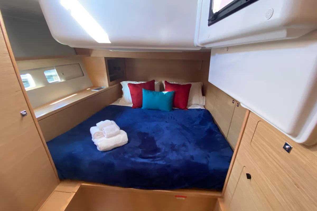 Cabin on Liliana Bella, a Dufour 530 sailboat at Chesapeake, United States