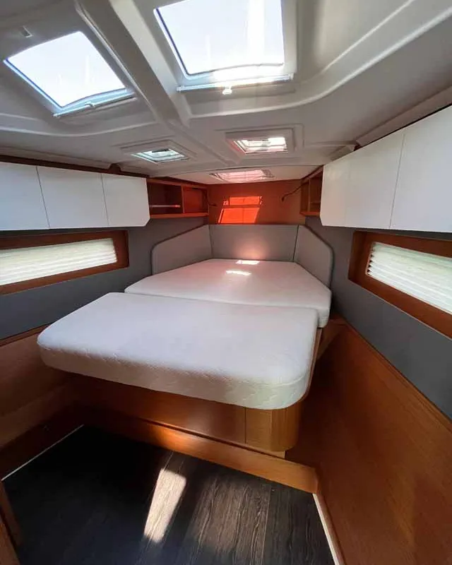 Cabin on Inspire II, a Dufour 41 Performance sailboat at Grad Biograd na Moru, Croatia