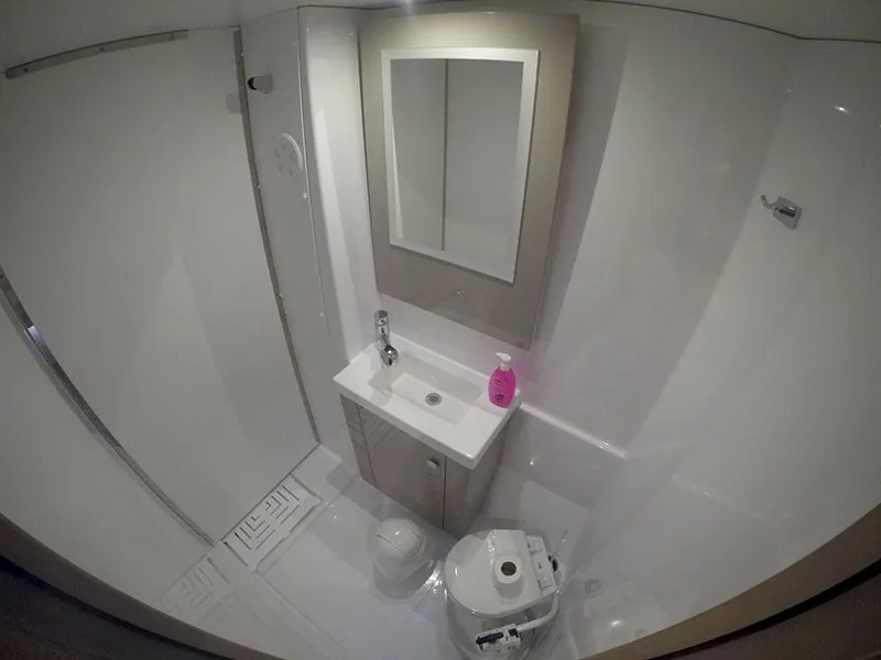 Head on Imagine, a Fountaine Pajot Astrea 42 catamaran at Grad Šibenik, Croatia
