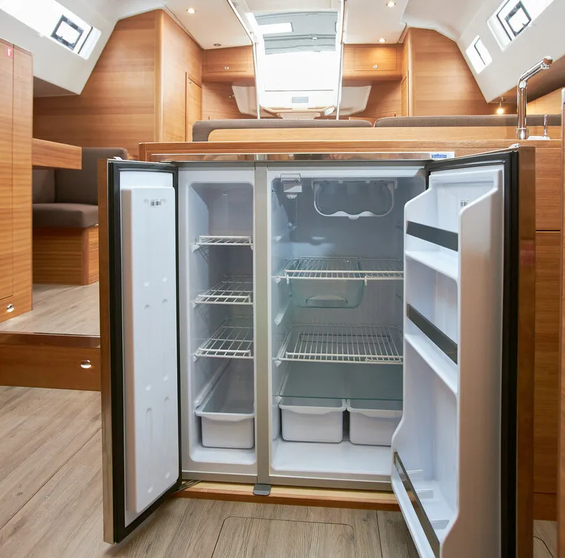 Galley of Lija, a Elan Impression 50.1 sailboat at Grad Kaštela, Croatia