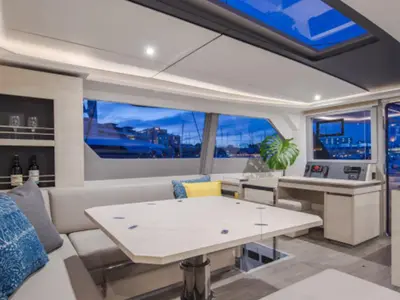 Galley of Moorings 5000 Exclusive, a Leopard 50 catamaran at Road Town, British Virgin Islands