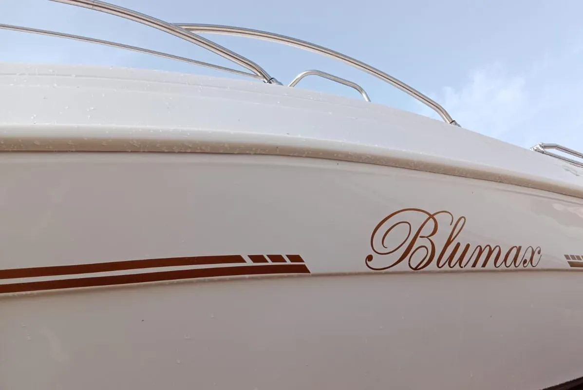 Beaje, a Gulet Blumax 19 Pro motorboat at Livorno, Italy