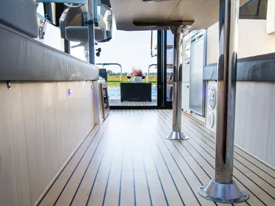 Salon of Cobra Yachts Futura 40 Grand Horizon, a motorboat at Wilkasy, Poland