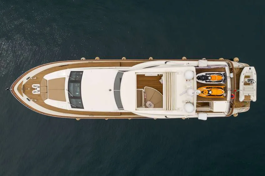 Star Link, a Falcon 90 motor yacht at Athens, Greece