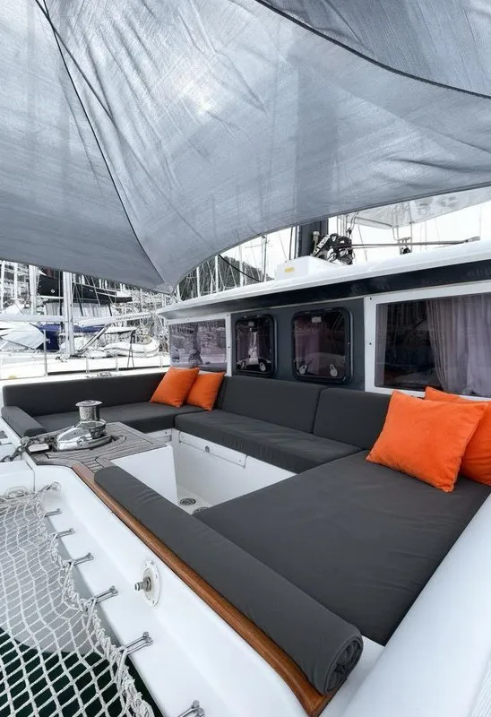 Loft, a Lagoon 450 F catamaran at Fethiye, Turkey