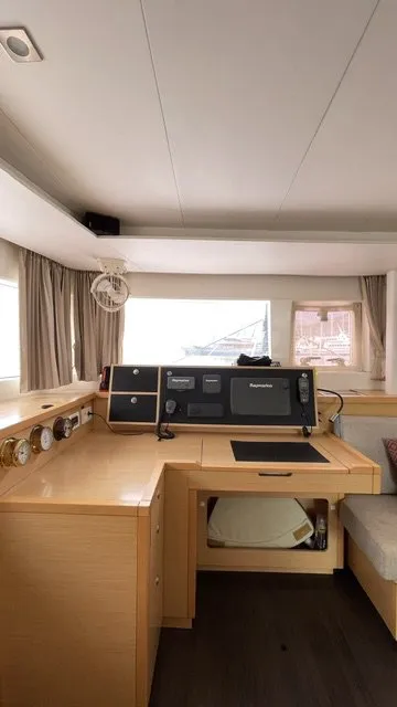 Loft, a Lagoon 450 F catamaran at Fethiye, Turkey