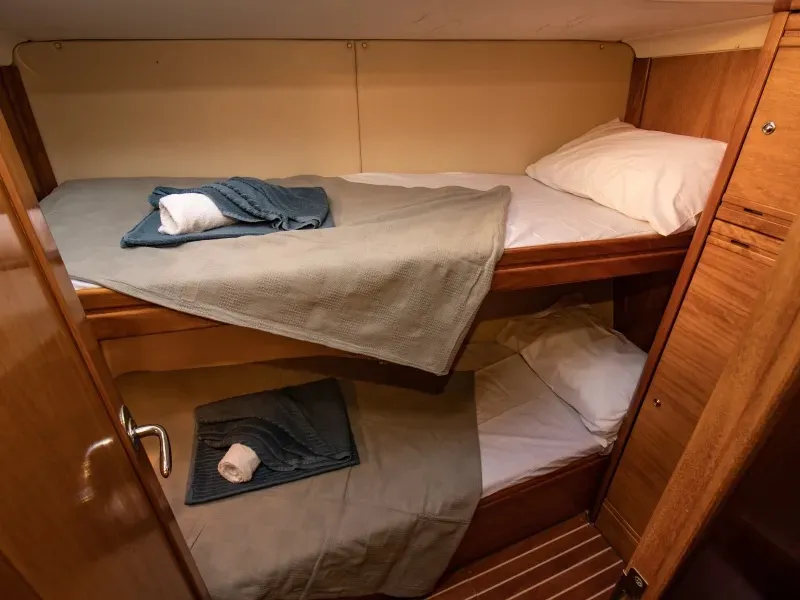 Cabin on Paolo, a Bavaria 50 sailboat at Municipal Unit of Lefkada, Greece