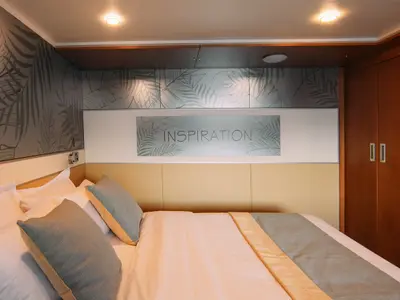 Cabin on Alice, a Gulet Luxury Motor Yacht sailboat at Malé, Maldives
