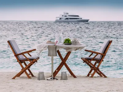 Exterior view of Alice, a Gulet Luxury Motor Yacht sailboat at Malé, Maldives