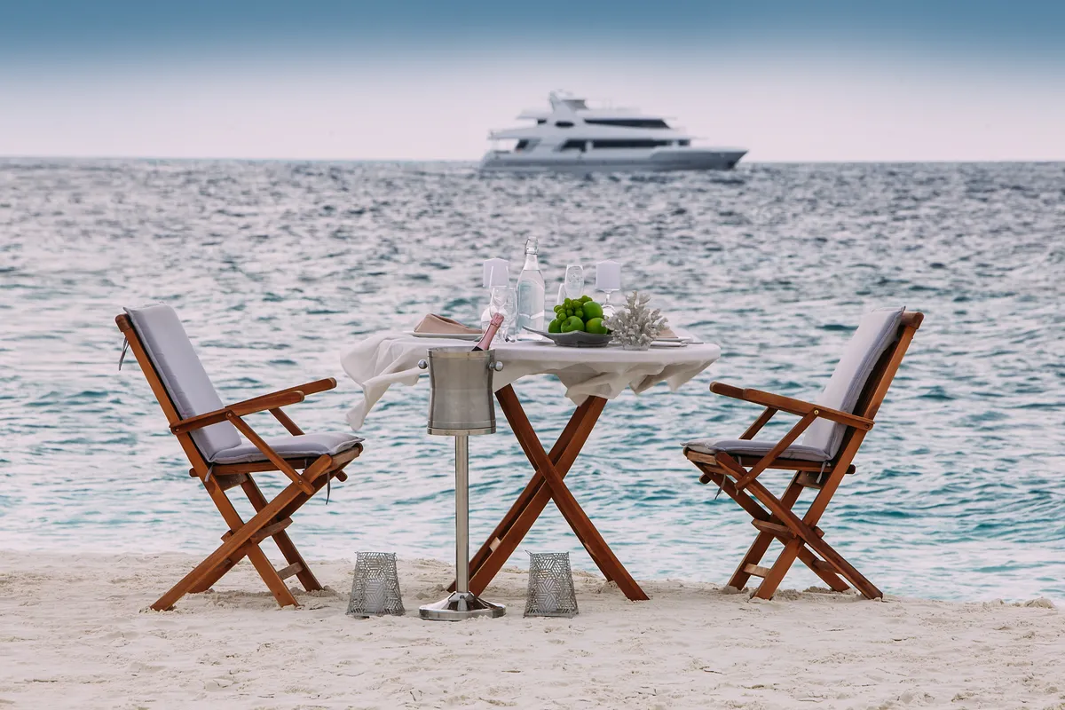 Exterior view of Alice, a Gulet Luxury Motor Yacht sailboat at Malé, Maldives