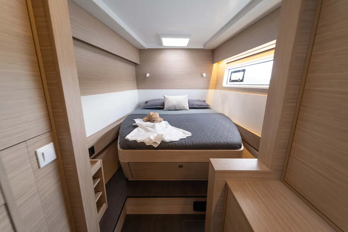 Cabin on La Perla, a Lagoon 43 catamaran at Grad Šibenik, Croatia