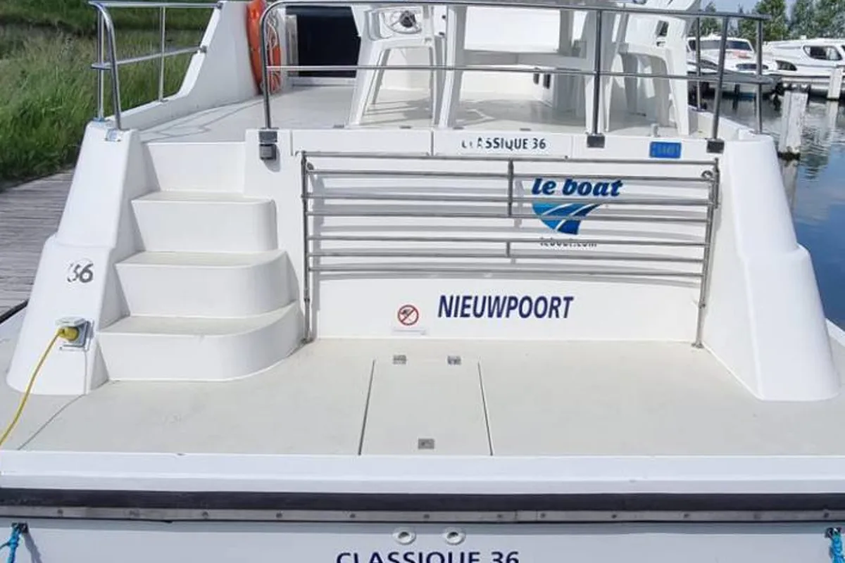 Exterior view of Classique, a Gulet Classique motorboat at Vinkeveen, Netherlands