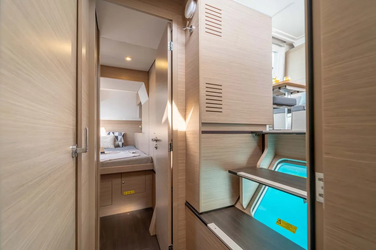 Cabin on Mare Amore, a Lagoon 38 catamaran at Grad Šibenik, Croatia
