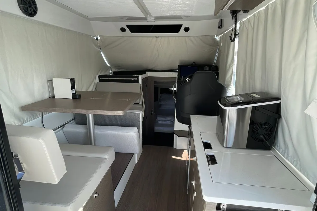 Salon of Miami Vice, a Jeanneau Merry Fisher 895 motorboat at Zadar, Croatia