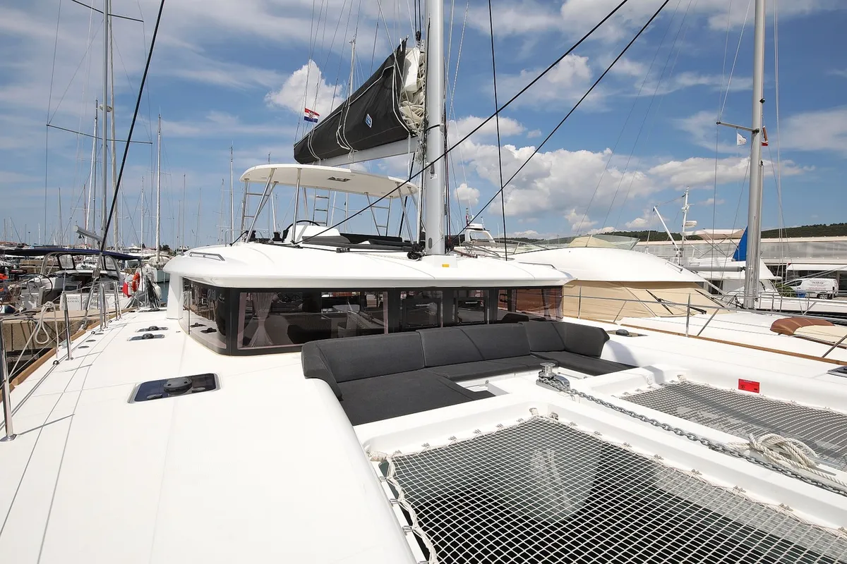 PARADISE, a Lagoon 450 Fly catamaran at Rogoznica, Croatia