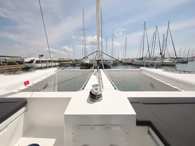 PARADISE, a Lagoon 450 Fly catamaran at Rogoznica, Croatia