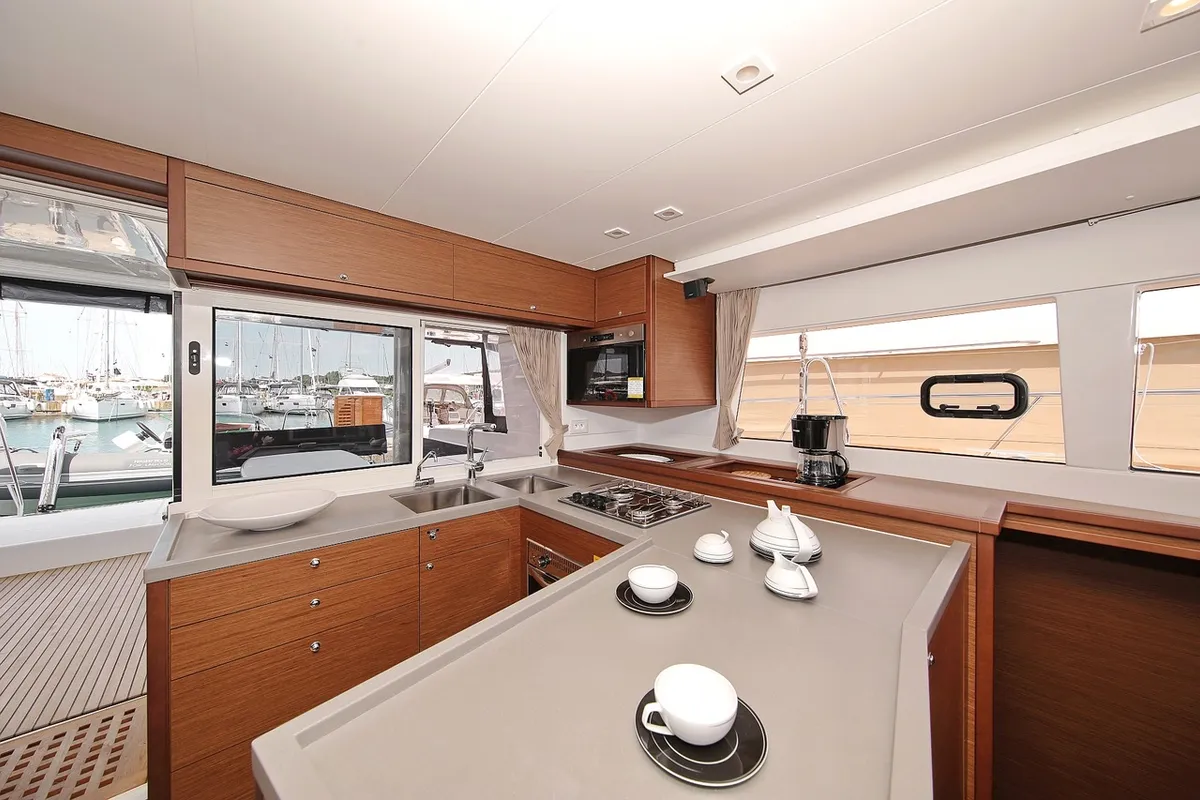 PARADISE, a Lagoon 450 Fly catamaran at Rogoznica, Croatia
