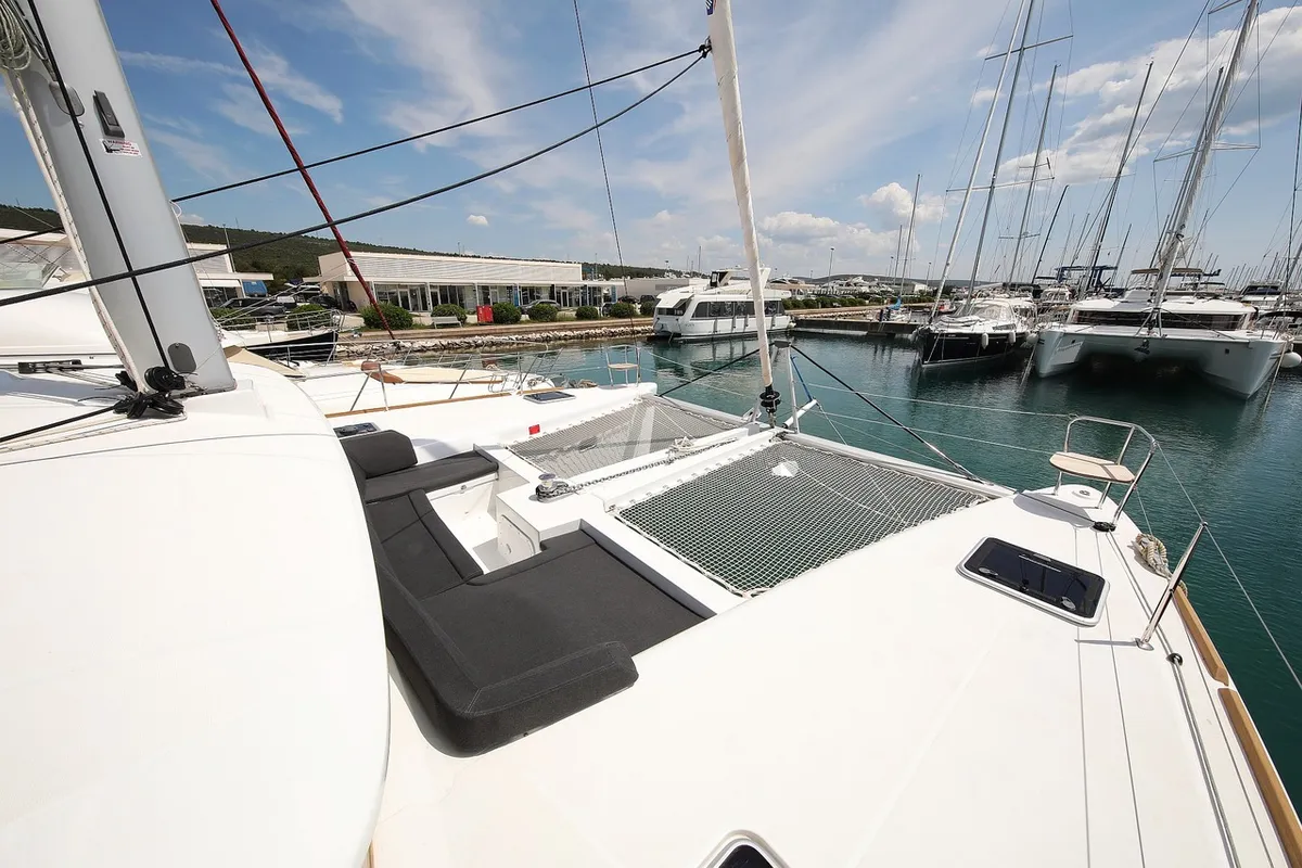 PARADISE, a Lagoon 450 Fly catamaran at Rogoznica, Croatia