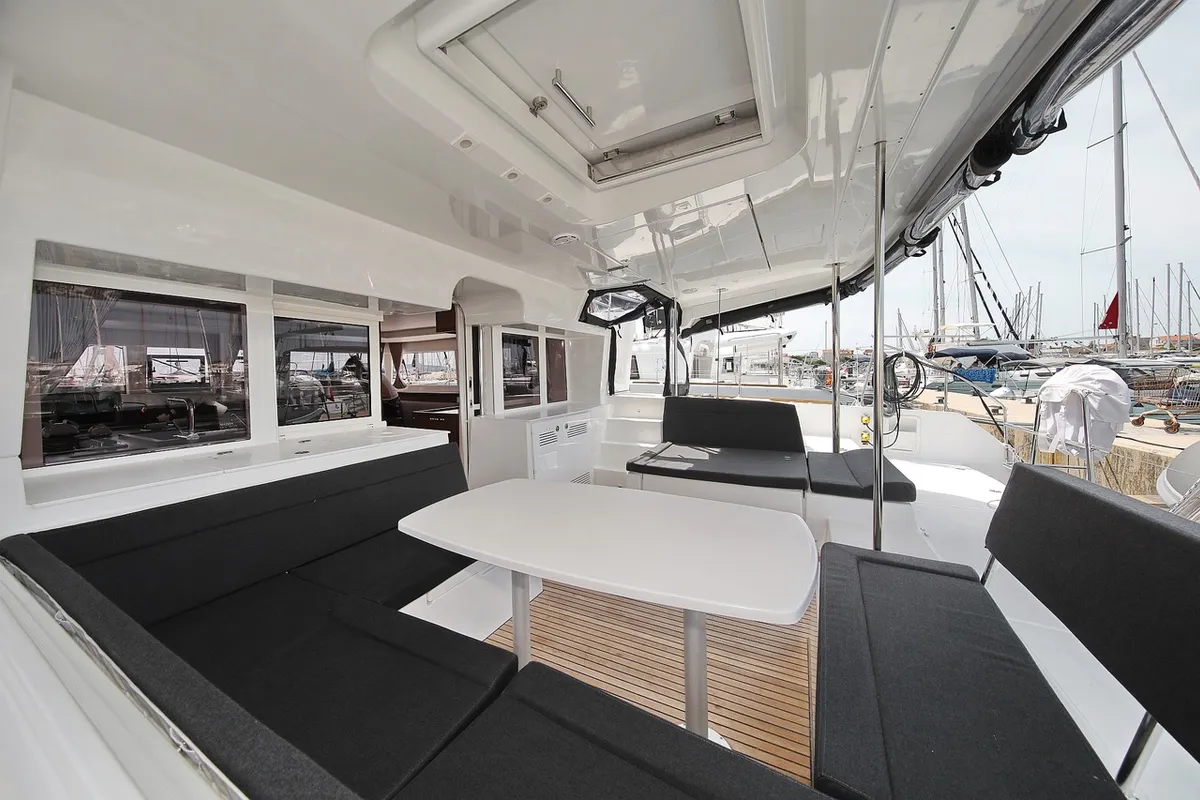 PARADISE, a Lagoon 450 Fly catamaran at Rogoznica, Croatia