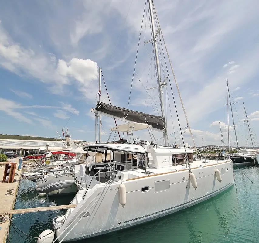PARADISE, a Lagoon 450 Fly catamaran at Rogoznica, Croatia
