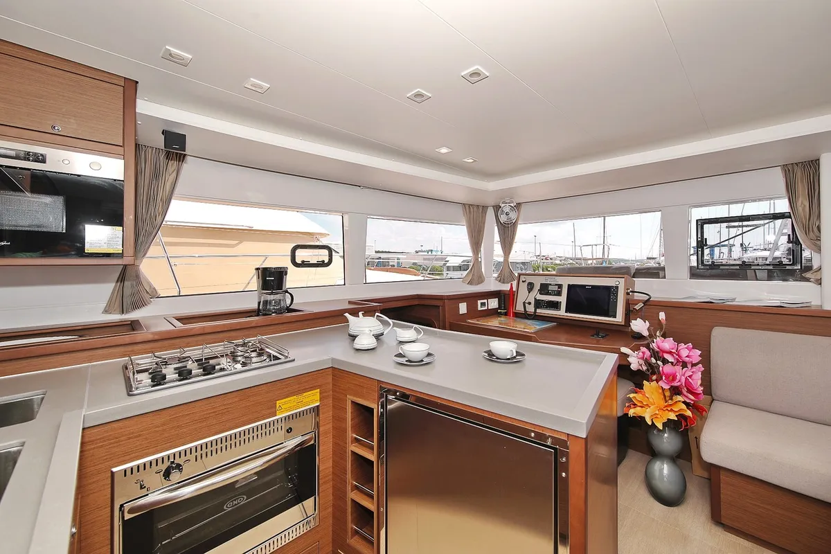 PARADISE, a Lagoon 450 Fly catamaran at Rogoznica, Croatia