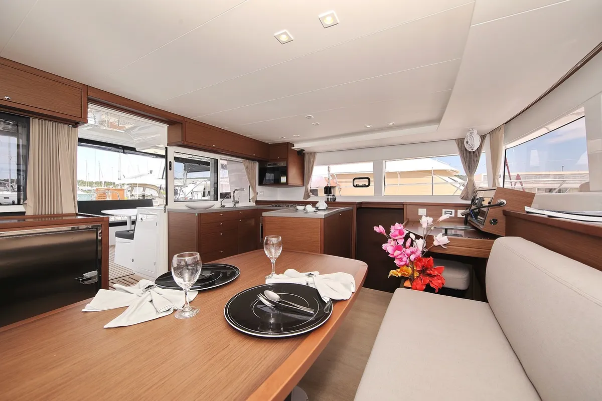 PARADISE, a Lagoon 450 Fly catamaran at Rogoznica, Croatia