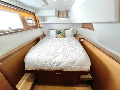 Cabin on Sea Runner III, a Lagoon 450 F catamaran at Parham Town, British Virgin Islands