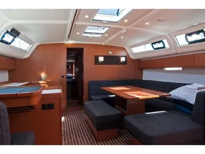 Salon of Ivana, a Bavaria Cruiser 51 sailboat at Split, Croatia