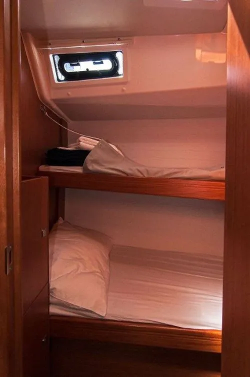 Cabin on Ivana, a Bavaria Cruiser 51 sailboat at Split, Croatia