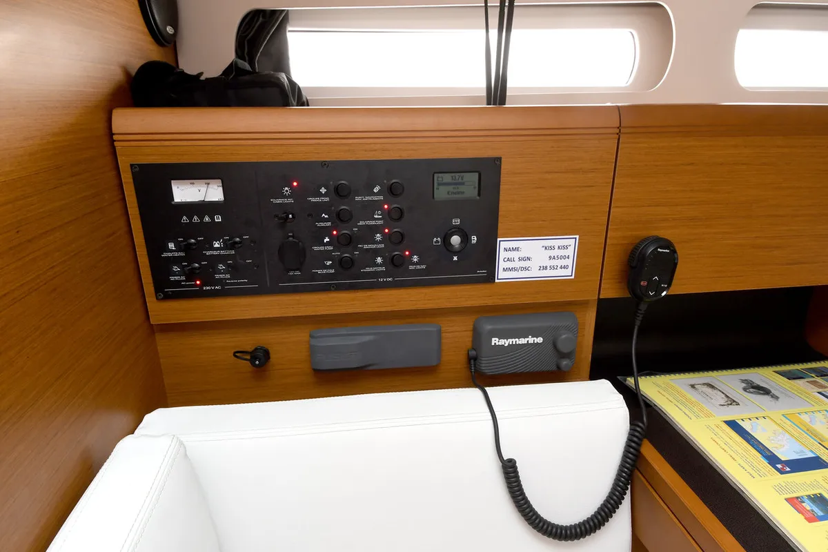 Kiss Kiss, a Jeanneau Sun Odyssey 419 sailboat at Dubrovnik, Croatia