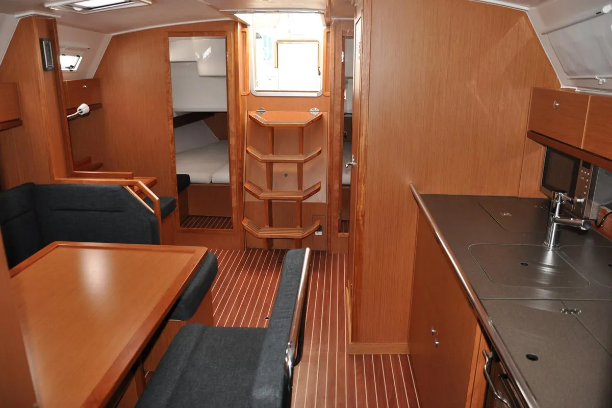 Salon of Joy, a Bavaria Cruiser 40 sailboat at Pirovac, Croatia