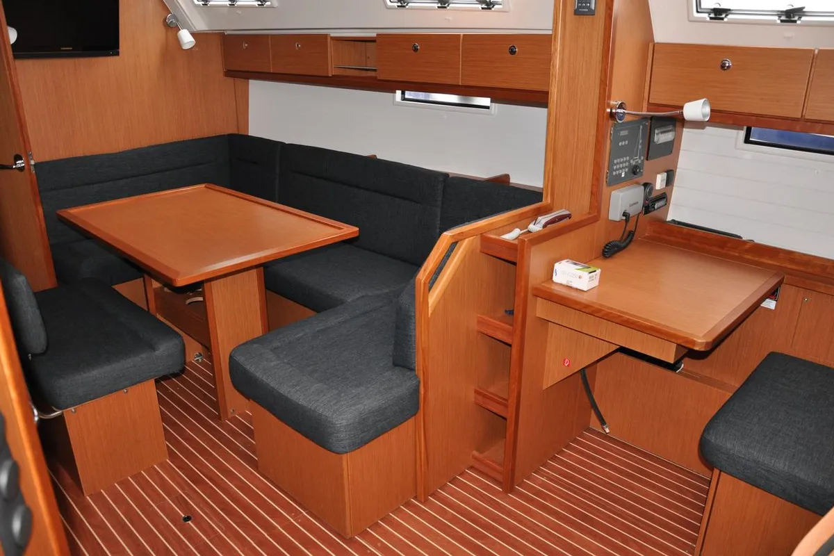 Salon of Joy, a Bavaria Cruiser 40 sailboat at Pirovac, Croatia