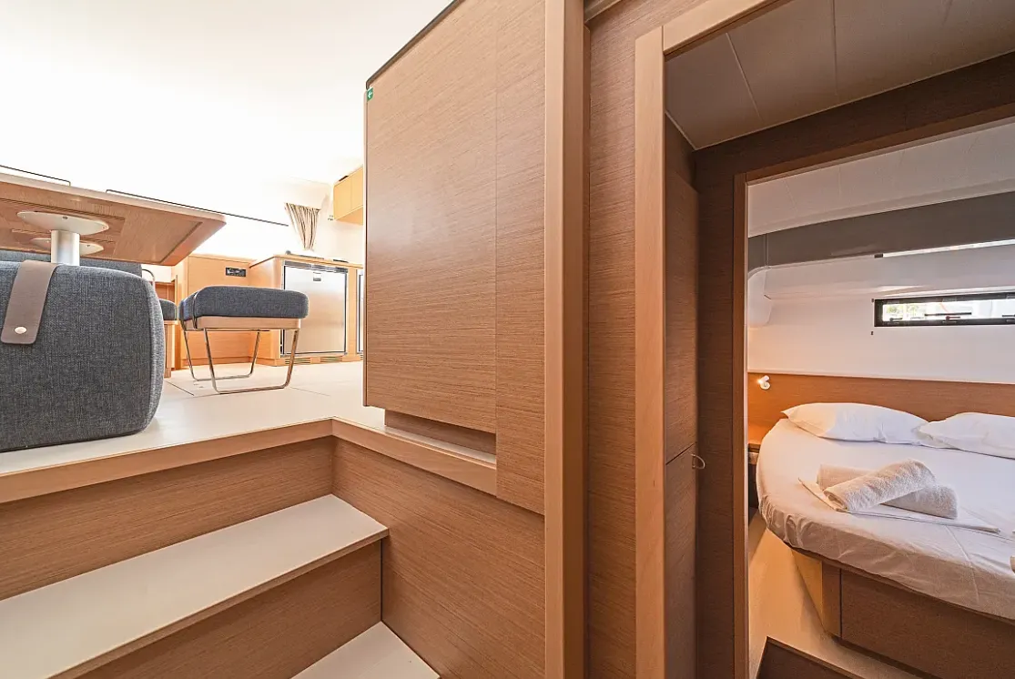 Cabin on Tiramisu, a Excess 14 catamaran at Municipal Unit of Lefkada, Greece