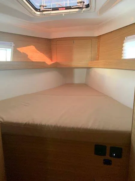 Cabin on Lena, a Elan Impression 45.1 sailboat at Pula, Croatia