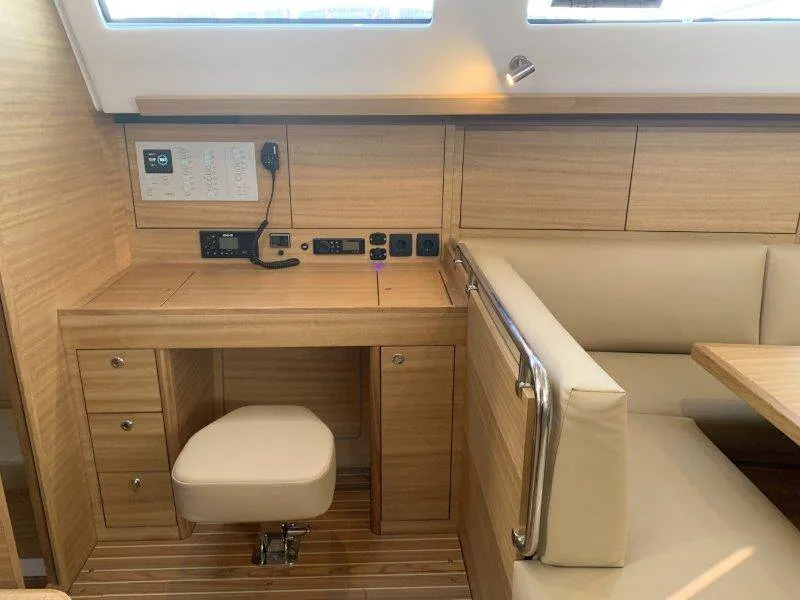 Salon of Lena, a Elan Impression 45.1 sailboat at Pula, Croatia