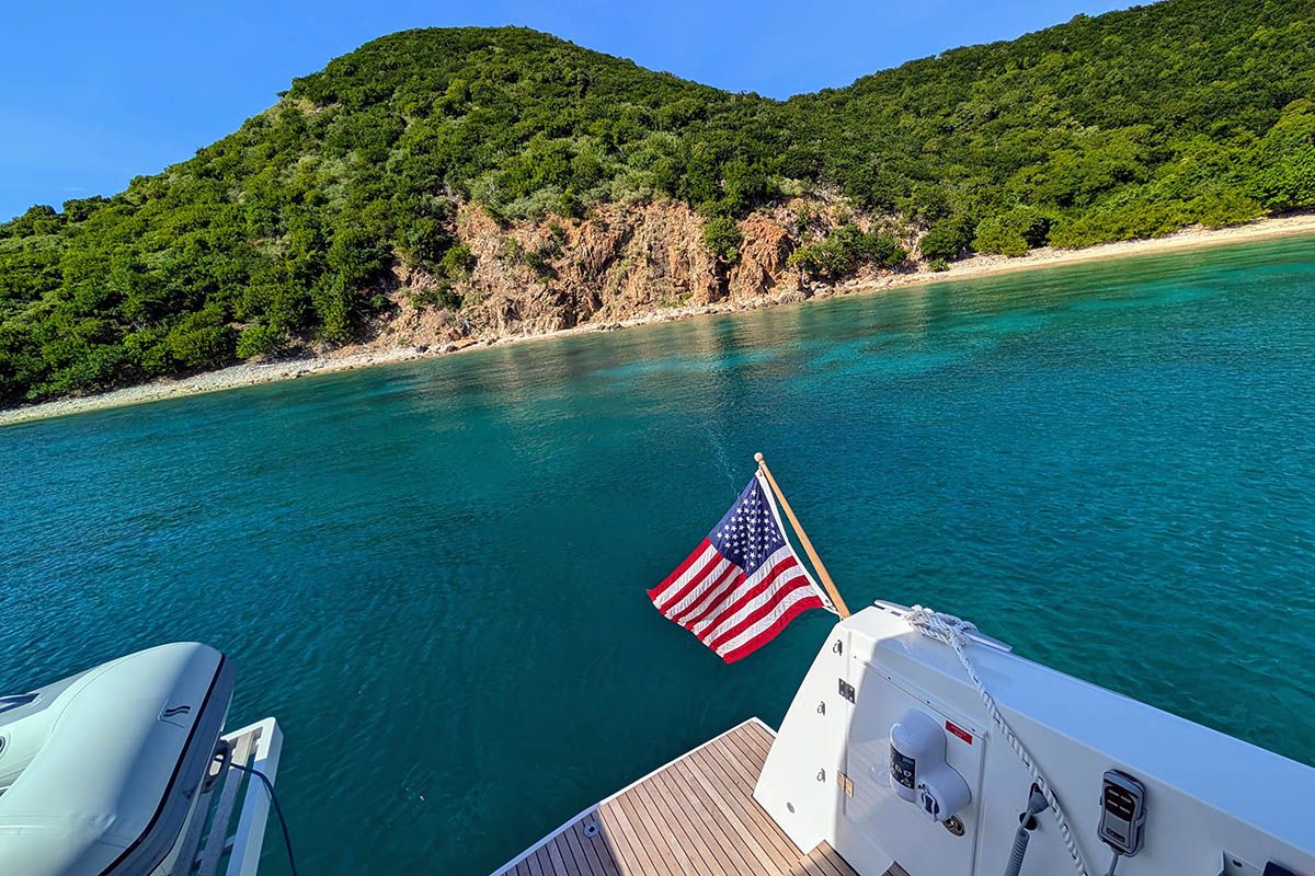 Maravela, a Bali 5.4 catamaran at Road Town, British Virgin Islands